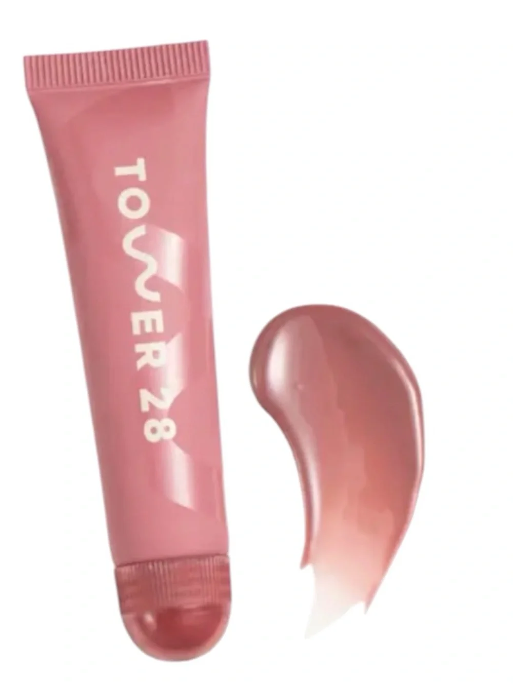 TOWER 28 LipSoftie® Tinted Lip Treatment in Sugar Plum,  Full Size, New in Box